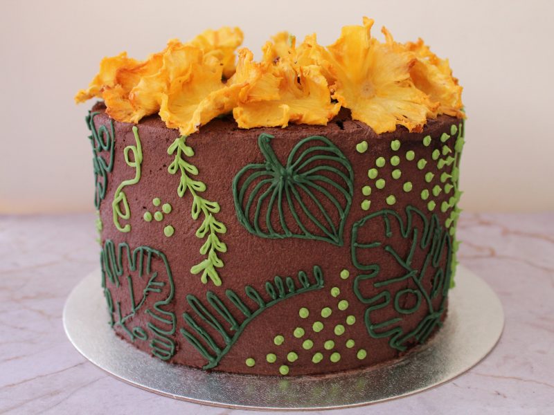 Vegan Jungle chocolate cake